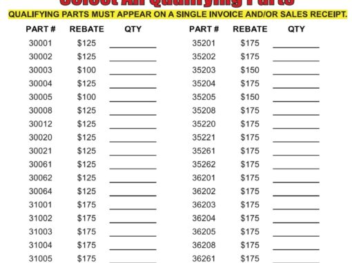 FiTech: 2020 Spring Break Rebate on Qualifying Parts—No Quantity Limit!