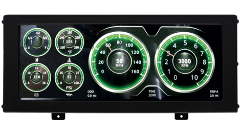 AutoMeter Products (7000): Universal Mount InVision Display