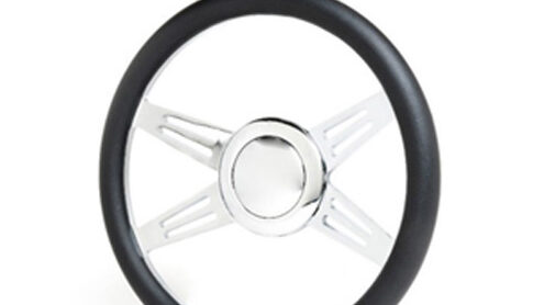 <strong>Racing Power Company (R5887[BK]): </strong>Avenger Series 14” Billet Steering Wheel