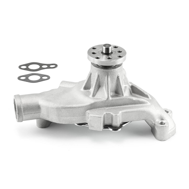 Speedmaster (PCE195.1001): PCE High-Volume Short Satin Water-Pump w/o Heater Port for Small Block Chevy 350